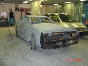 Heading into the paint shop